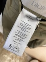 Dior Metallic Button Work Trousers Dark Green - 图片 9