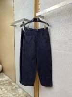 LV turquoise wash denim trousers black - 图片 5