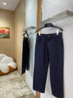 LV Tessellated Denim Trousers - 图片 3