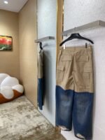 Balenciaga Patchwork Denim Trousers - 图片 4