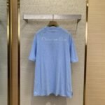 Dior Blur Letters Print Short Sleeve T-Shirt - 图片 2