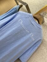 Dior Blur Letters Print Short Sleeve T-Shirt - 图片 8