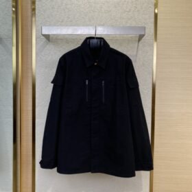 Balenciaga Lapel Work Jacket Coat 1