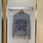 Dior Pentagram Studded Crew Neck Jumper