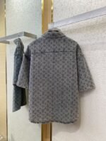 LV washed denim short sleeve shirt - 图片 7