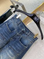 LV turquoise denim trousers - 图片 6