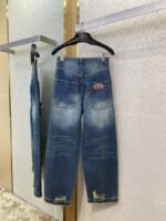 LV turquoise denim trousers - 图片 7