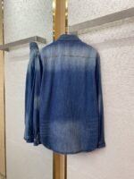 LV Studded Denim Jacket Coat - 图片 5