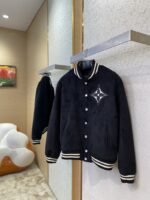 LV Hot Stamped Suede Jacket Coat - 图片 3