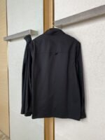 LV Cut-off Flocked Jacket Style Cotton Shirt - 图片 6