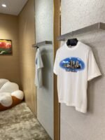 LV Western Landscape Knit Short Sleeve T-Shirt - 图片 3