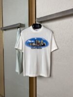 LV Western Landscape Knit Short Sleeve T-Shirt - 图片 5
