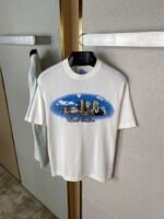 LV Western Landscape Knit Short Sleeve T-Shirt - 图片 7