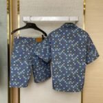 LV Check Lapel Short Sleeve Shirt - 图片 2