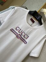 Gucci Heavy Shadow Print Short Sleeve T-Shirt White - 图片 6