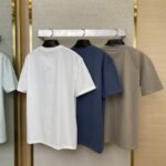 Dior Embroidered Logo Short Sleeve Blue - 图片 2