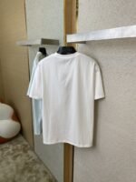 Dior Embroidered Logo Short Sleeve White - 图片 8