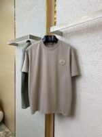 Dior Embroidered Logo Short Sleeve Brown - 图片 5