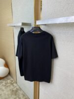 Dior Flocked Print Short Sleeve Black - 图片 8
