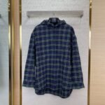 Balenciaga Check Shirt Jacket Coat