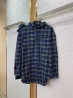 Balenciaga Check Shirt Jacket Coat - 图片 5