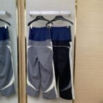 Balenciaga Double Layer Patchwork Double Loop Double Waist Side Five Barstrousersblack - 图片 2