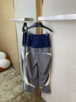 Balenciaga Double Layer Patchwork Double Loop Double Waist Side Five Barstrousersgrey - 图片 8