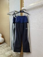 Balenciaga Double Layer Patchwork Double Loop Double Waist Side Five Barstrousersblack - 图片 5