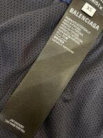 Balenciaga Double Layer Patchwork Double Loop Double Waist Side Five Barstrousersblack - 图片 9