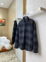 Balenciaga Letters Check Long Sleeve Shirt - 图片 3