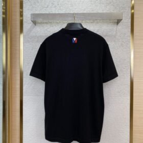 LV hot stamping Hot Stamped America??s Cup Knitted Short Sleeve