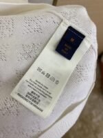 LV cut-out jacquard knit polo short-sleeved T-shirt - 图片 9