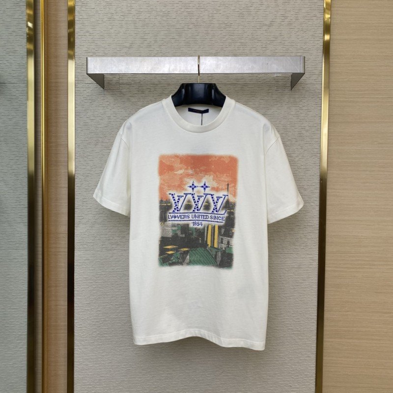 wsxc1741397319591_0.jpg LV Landscape Short Sleeve T-Shirt - 图片 1