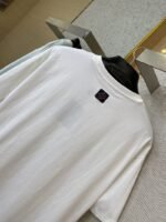 LV Flocked Print Short Sleeve T-Shirt - 图片 8
