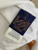 LV Flocked Print Short Sleeve T-Shirt - 图片 9