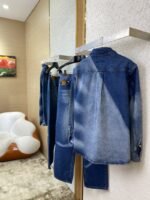 LV photocopied denim trousers - 图片 4