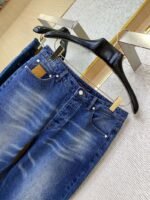 LV photocopied denim trousers - 图片 6