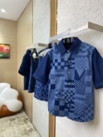 LV America??s Cup Checkered Short Sleeve Shirt - 图片 3
