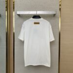 LV Abstract Letter Embroidery Short Sleeve T-Shirt - 图片 2