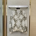 LV Camouflage Checkered Crew Neck Pullover - 图片 2