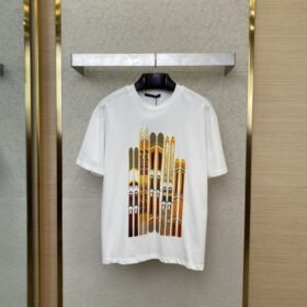 LV Snowboard Print Short Sleeve