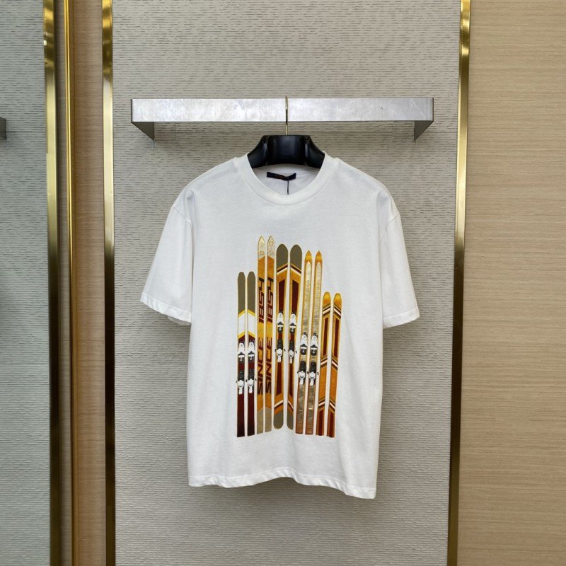 wsxc1741405772329_0.jpg LV Snowboard Print Short Sleeve - 图片 1