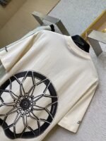 Balenciaga Lamborghini Co-Printed Short Sleeve T-Shirt Beige - 图片 8