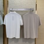 Dior Co-Branded Cat Embroidered Short Sleeve Polo Shirt Beige - 图片 2