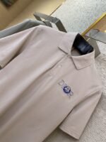 Dior Co-Branded Cat Embroidered Short Sleeve Polo Shirt Beige - 图片 6