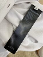 Balenciaga Love Heart Graffiti Short Sleeve T-Shirt White - 图片 9