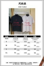 Balenciaga Love Hearts Graffiti Short Sleeve T-Shirt Black - 图片 10