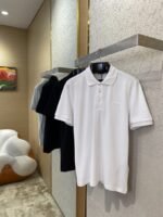 Dior Logo Embroidered Polo Shirt Black - 图片 3