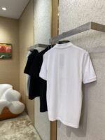 Dior Logo Embroidered Polo Shirt Black - 图片 4