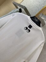 LV Love Flocked Print Short Sleeve T-Shirt Red - 图片 8